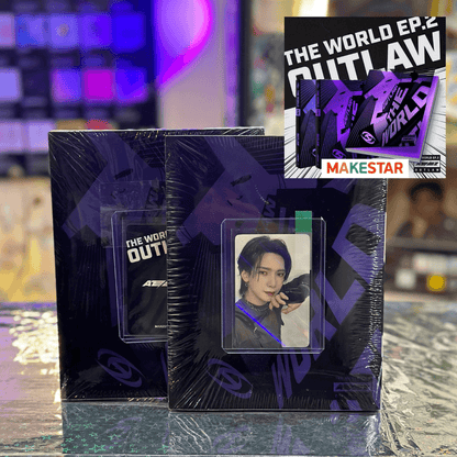 ATEEZ - THE WORLD EP.2 OUTLAW 9TH MINI ALBUM + MAKESTAR GIFT - K-POP WORLD