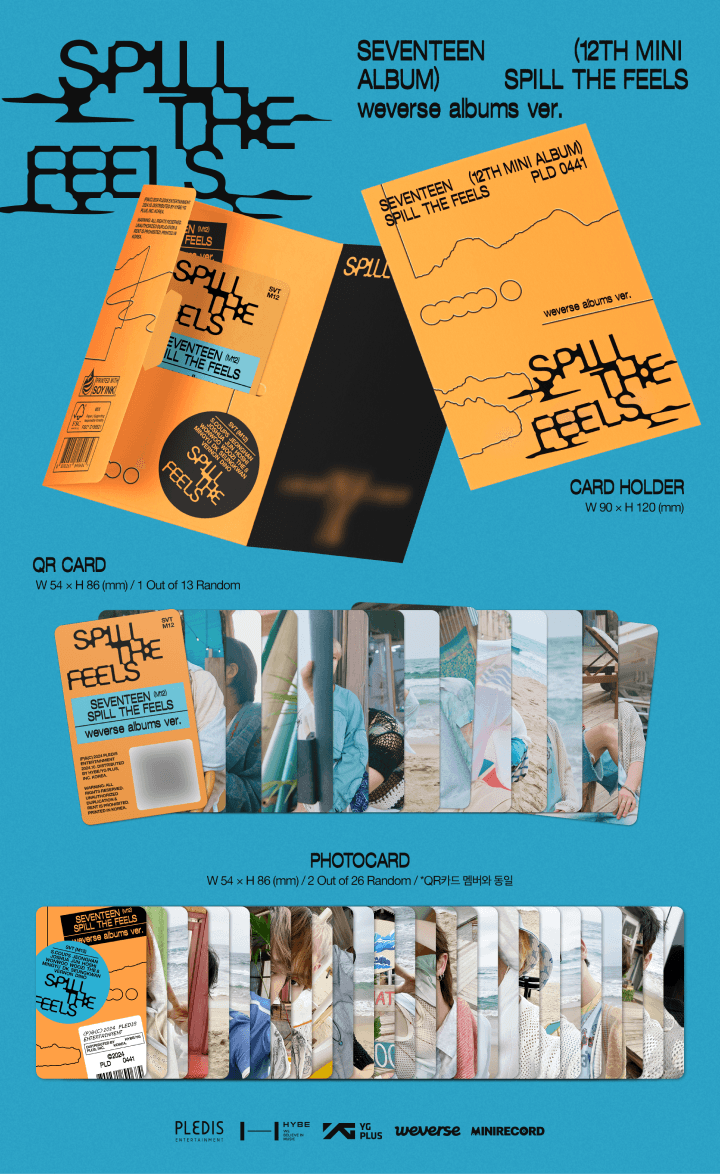 SEVENTEEN - 12th Mini Album [SPILL THE FEELS] + WEVERSE GIFT