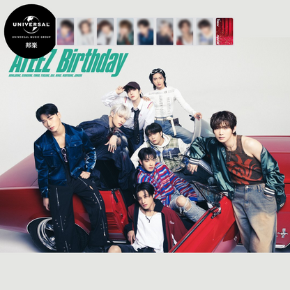 ATEEZ - JAPAN 4th SINGLE "Birthday" + UNIVERSAL MUSIC GIFT