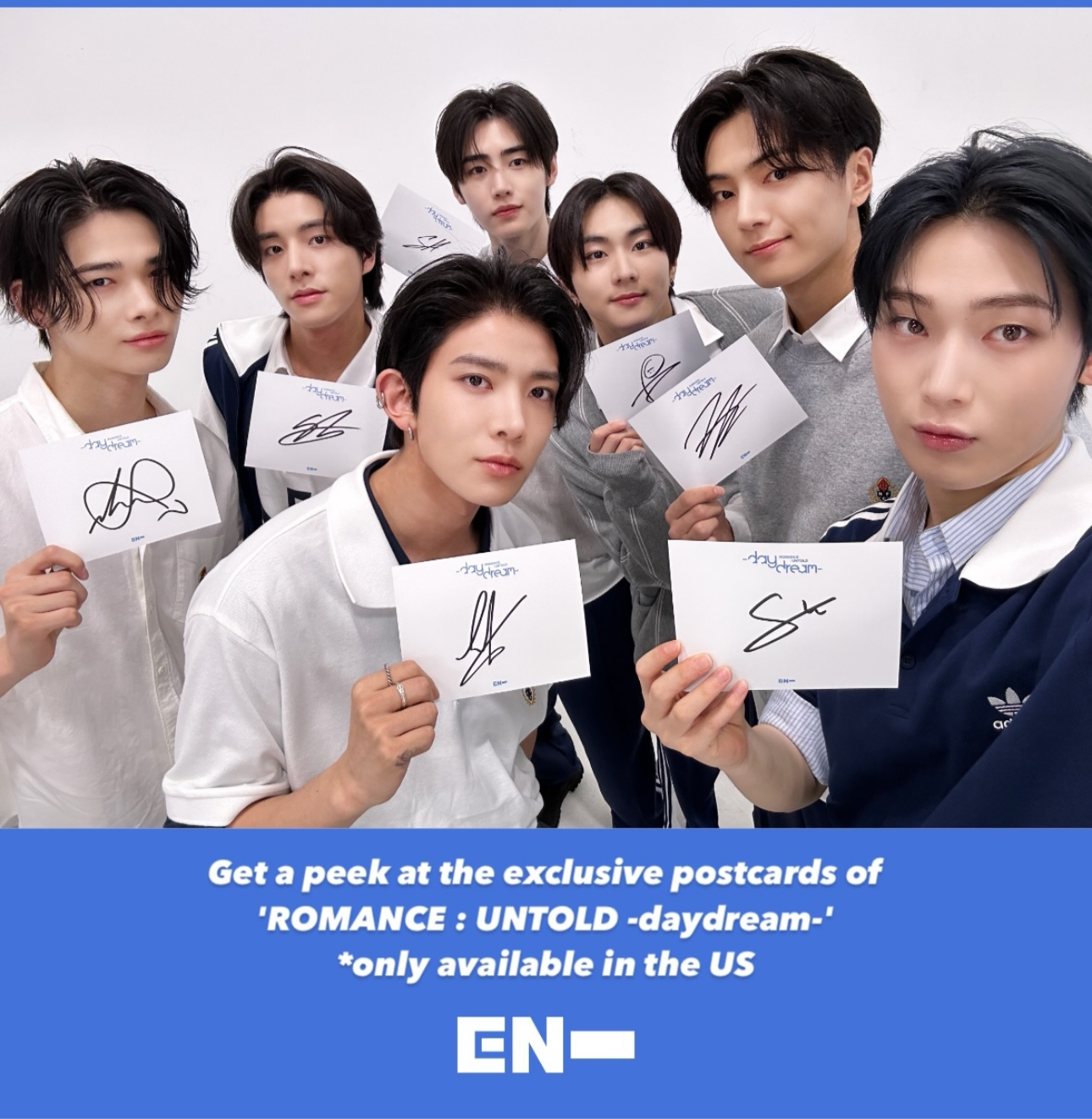 (PREVENTA) (SIGNED) ENHYPEN - ROMANCE : UNTOLD –daydream- + (SIGNED POSTCARD)