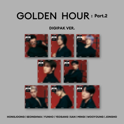 (PREVENTA) ATEEZ - GOLDEN HOUR : Part.2 - hello82 Exclusive (Digipak)