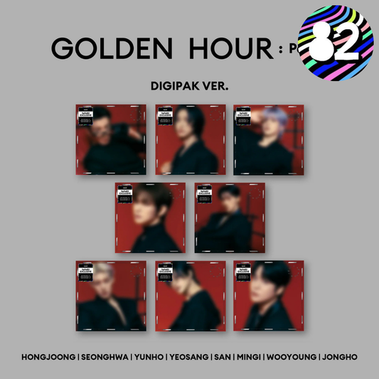 (PREVENTA) ATEEZ - GOLDEN HOUR : Part.2 - hello82 Exclusive (Digipak)