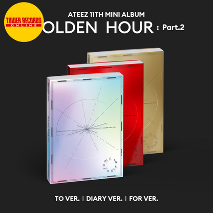 (PREVENTA) ATEEZ - GOLDEN HOUR : Part.2 + TOWER RECORDS JAPAN GIFT