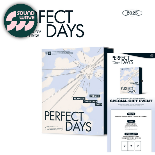 (PREVENTA) TAEMIN - 2025 SEASON'S GREETINGS [Perfect Days] + SOUNDWAVE GIFT