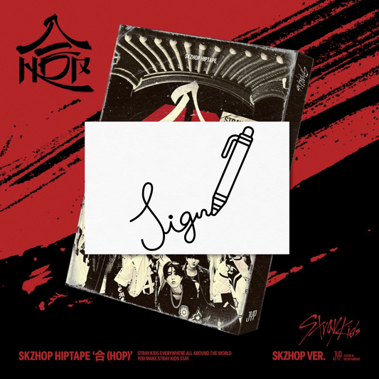 (PREVENTA) STRAY KIDS -  SKZHOP HIPTAPE 合 (HOP) (SKZHOP VER.) (Signed)