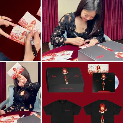 (PREVENTA) JENNIE - (SIGNED) Ruby CD Boxset with Tee (D2C Exclusive)