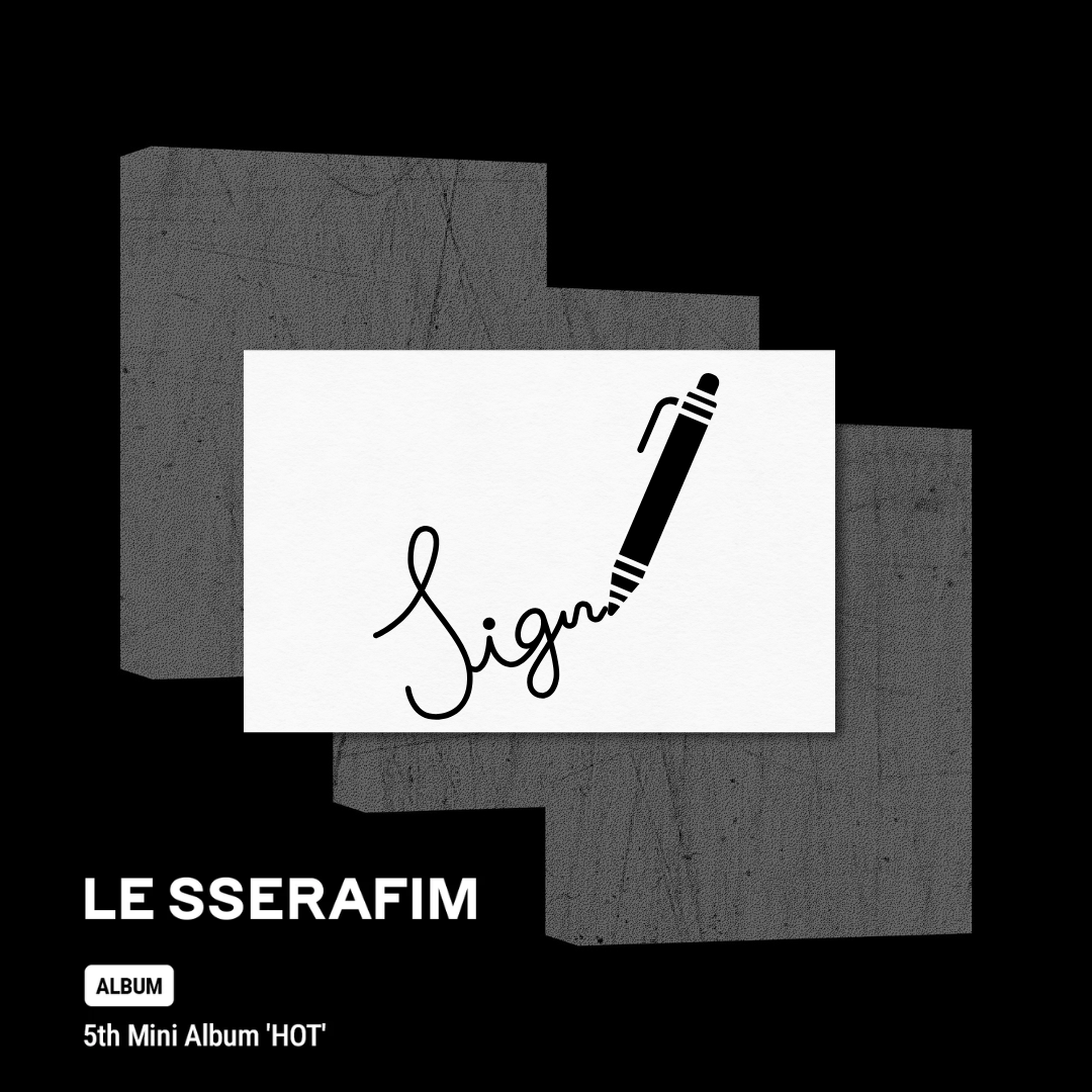 (PREVENTA) LE SSERAFIM - 5th Mini Album 'HOT' (SIGNED VER.)