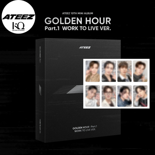 (PREVENTA) ATEEZ - ATEEZ - 10TH MINI ALBUM [GOLDEN HOUR : Part.1 'WORK TO LIVE VER.']