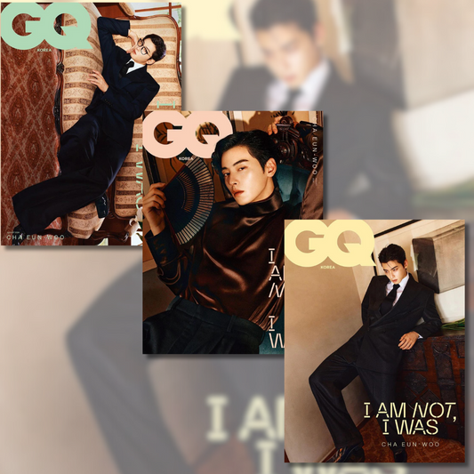 CHA EUNWOO - GQ MAGAZINE 2024 AUGUST ISSUE