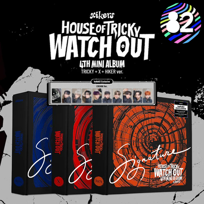 (AUTOGRAFIADO) XIKERS - HOUSE OF TRICKY : WATCH OUT + hello82 Exclusive (SIGNED)