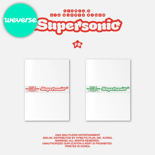 (PREVENTA) FROMIS_9 - 3rd Single Album 'Supersonic' + WEVERSE GIFT