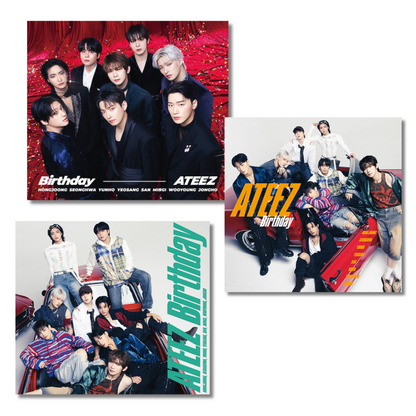 ATEEZ - JAPAN 4th SINGLE "Birthday" + UNIVERSAL MUSIC GIFT