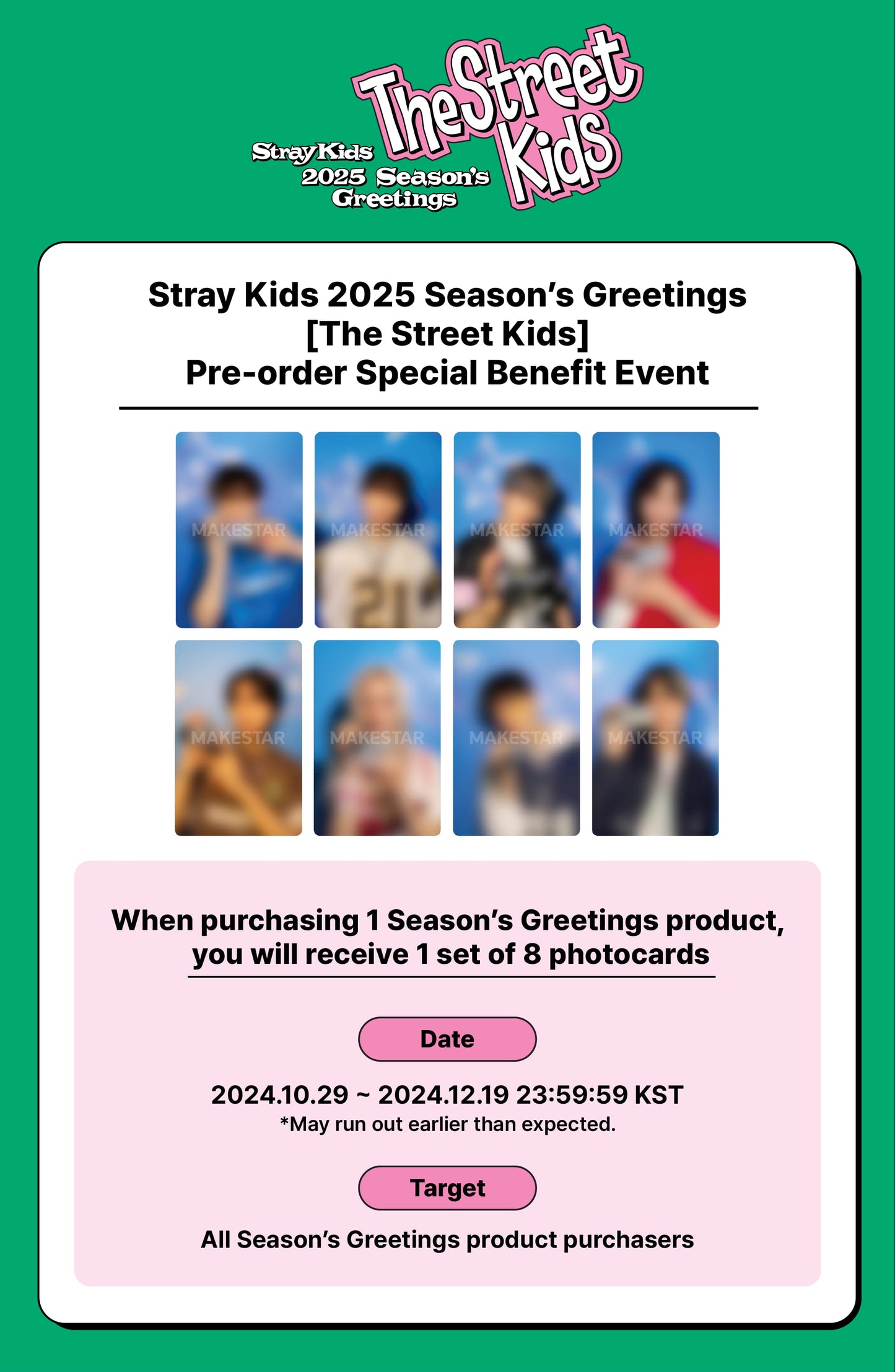 STRAY KIDS - 2025 Season’s Greetings [The Street Kids] + P.O.B