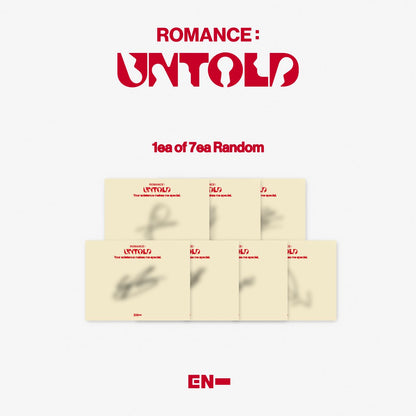 (SIGNED) ENHYPEN - 2nd Studio Album ROMANCE : UNTOLD + POSTAL AUTOGRAFIADA