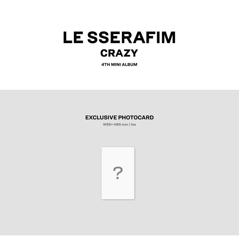 LE SSERAFIM - 4th Mini Album 'CRAZY' (TARGET EXCLUSIVE)