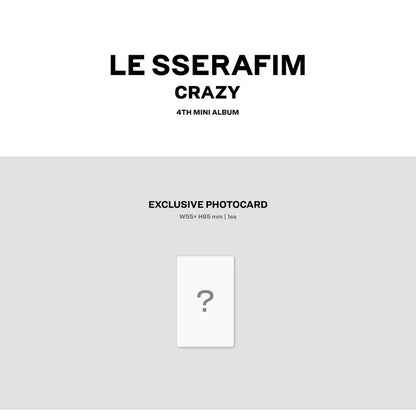 LE SSERAFIM - 4th Mini Album 'CRAZY' (TARGET EXCLUSIVE)