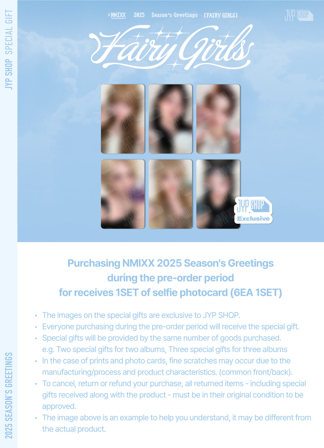 (PREVENTA) NMIXX - 2025 Season's Greetings [Fairy Girls] + JYP GIFT