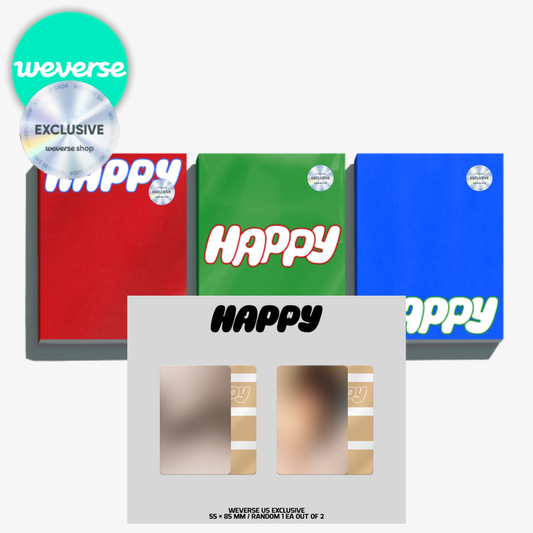 (PREVENTA) JIN (BTS) - [HAPPY] SOLO ALBUM (WEVERSE USA EXCLUSIVE)