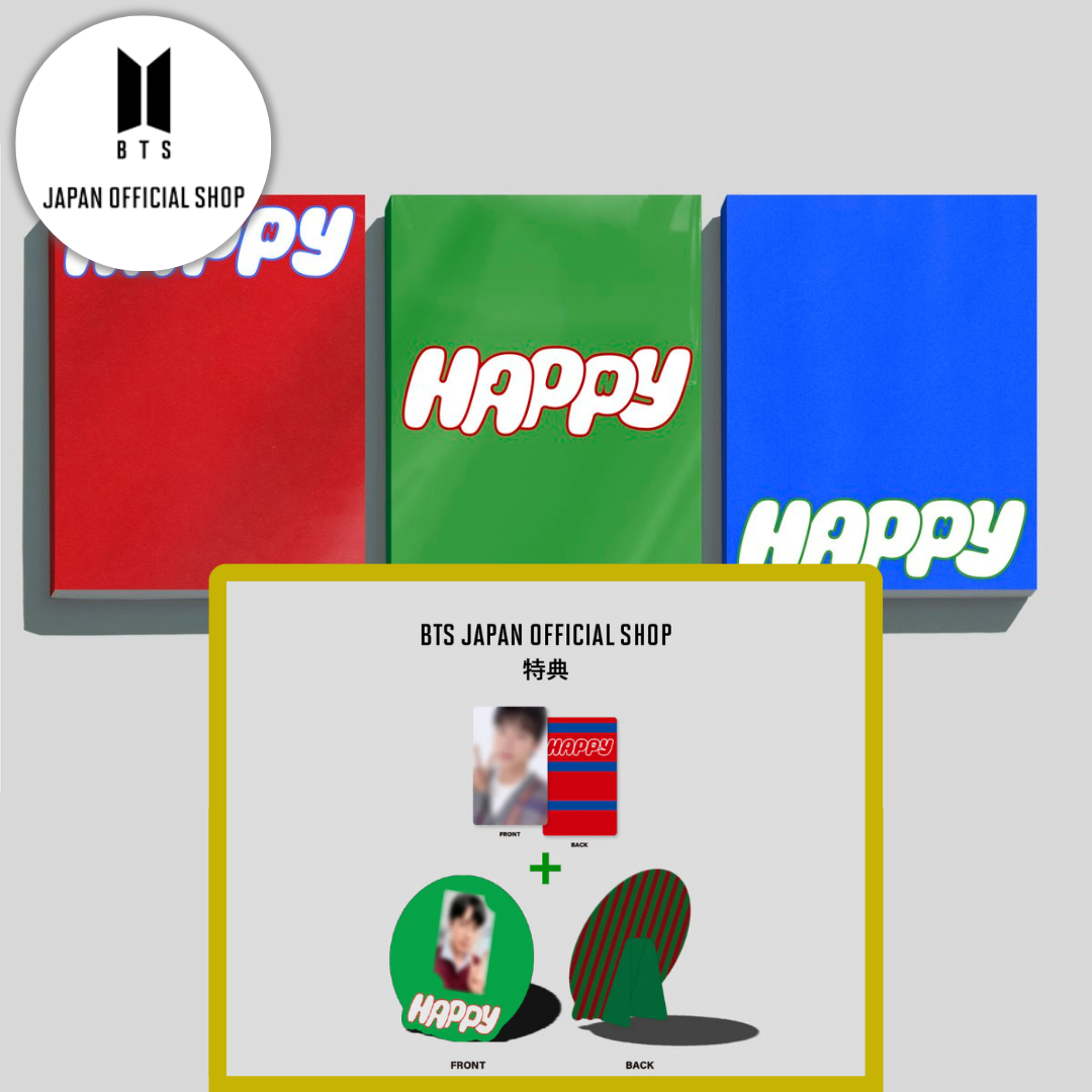 (PREVENTA) JIN - Happy (1st Solo Album) SET + BTS JAPAN OFFICIAL SHOP