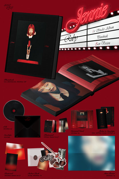 (PREVENTA) JENNIE - 1st Studio Album [RUBY] (PHOTOBOOK) + WITHMUU GIFT