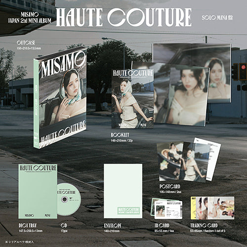 TWICE MISAMO - [HOUTE COUTURE] JAPAN 2nd Mini ALBUM + ONCE JAPAN SHOP GIFT