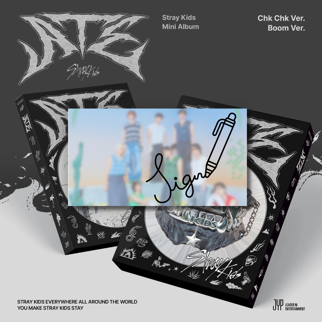 (SIGNED) STRAY KIDS - ATE MINI ALBUM + POSTAL AUTOGRAFIADA