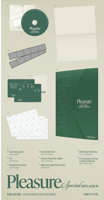 (PREVENTA) TREASURE - SPECIAL MINI ALBUM [PLEASURE] + MAKESTAR GIFT