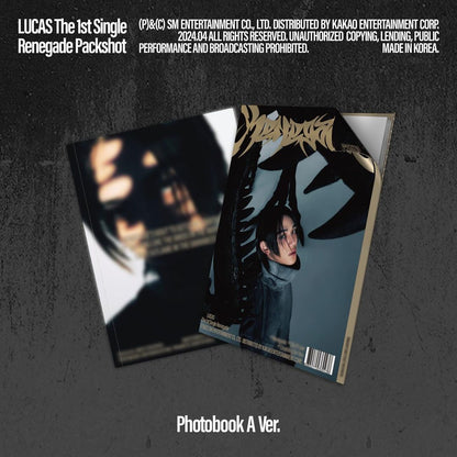 LUCAS - The 1st Single [Renegade] (Photo Book Ver.)