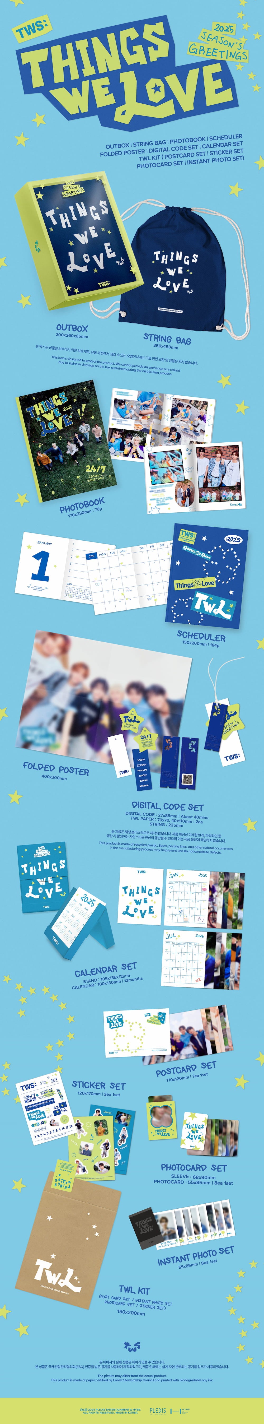 (PREVENTA) TWS - 2025 SEASON'S GREETINGS + WEVERSE GIFT