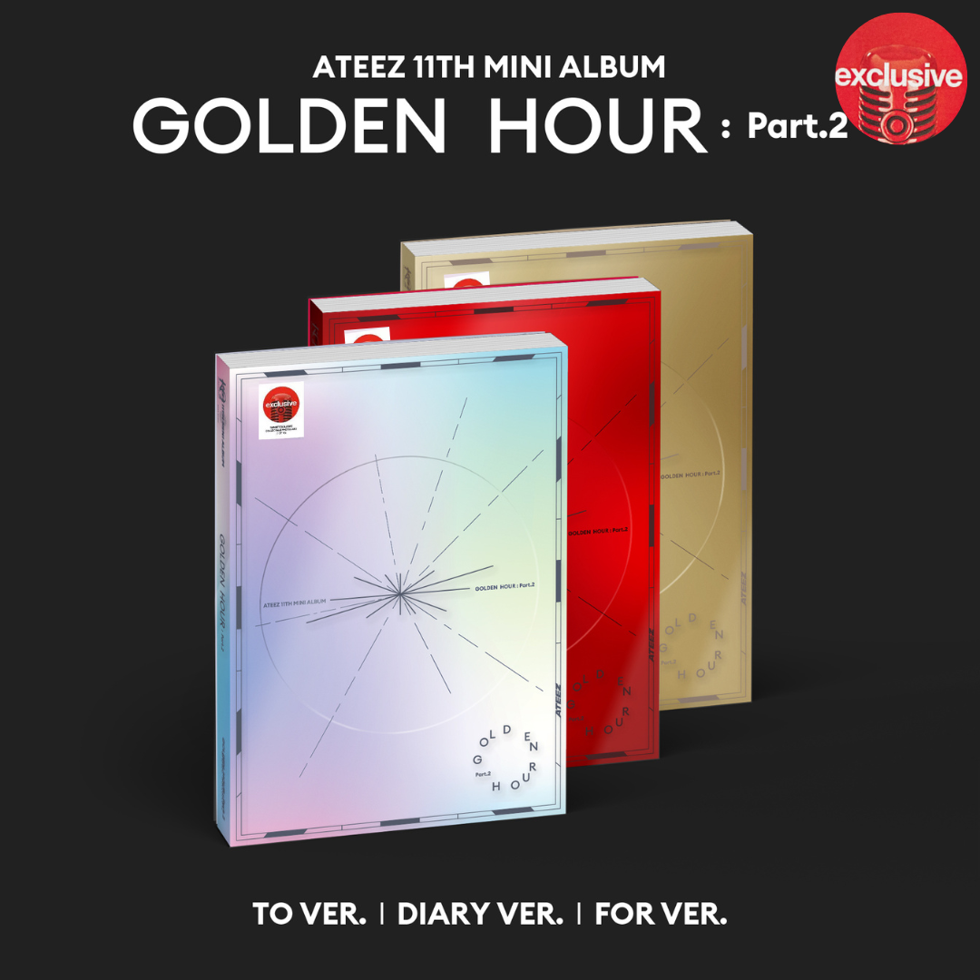 (PREVENTA) ATEEZ - 11th Mini Album [GOLDEN HOUR : Part.2] (TARGET EXCLUSIVE)