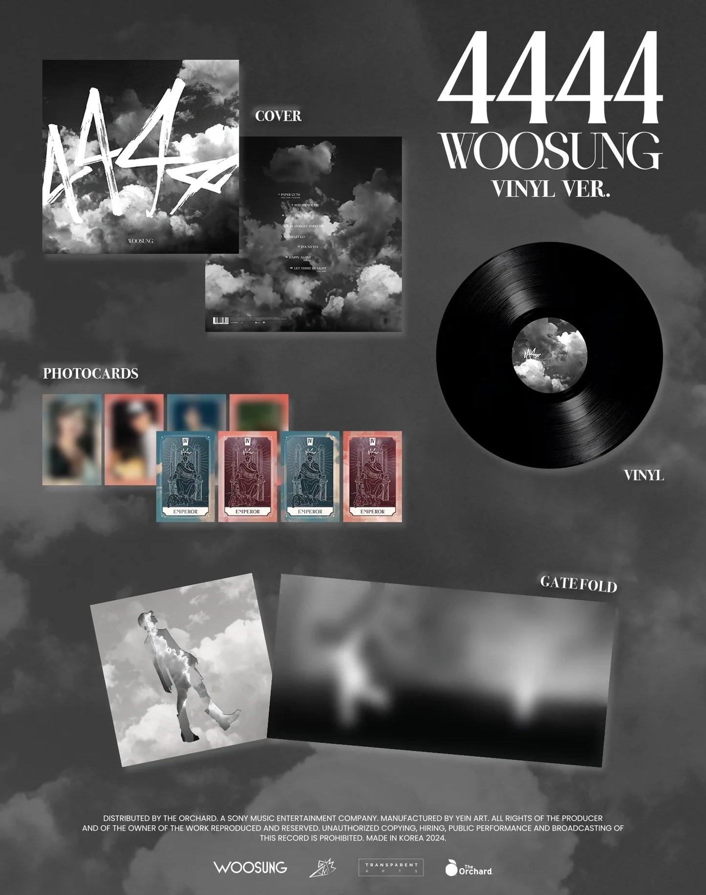 WOOSUNG (THE ROSE) - 2nd Album '4444'