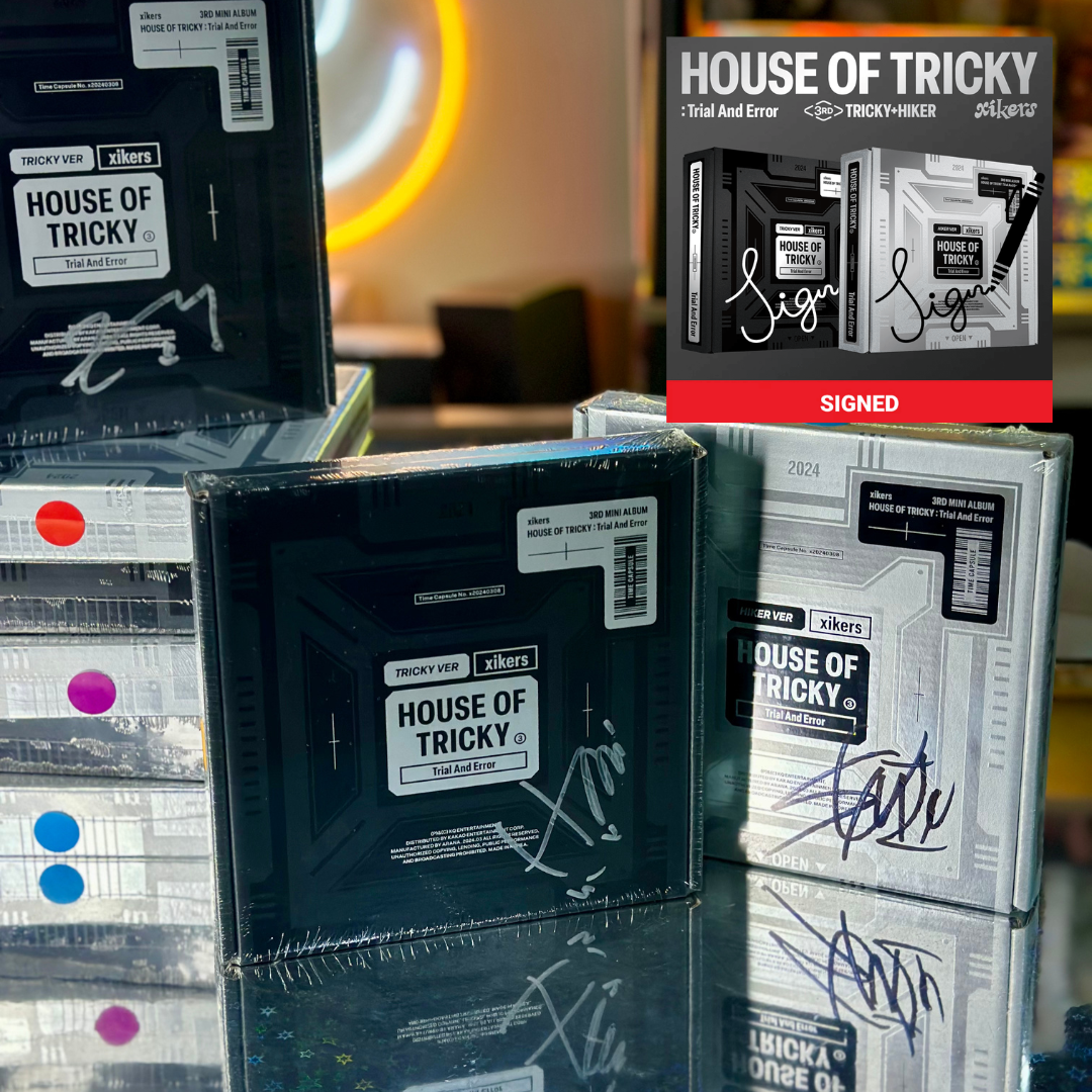 [Signed] XIKERS - HOUSE OF TRICKY : Trial and Error (ALBUM AUTOGRAFIADO)