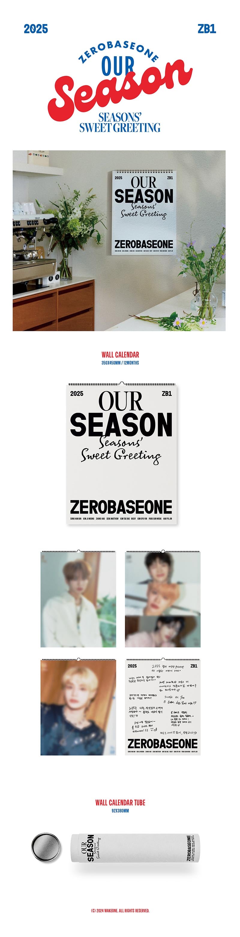 (PREVENTA) ZEROBASEONE - 2025 SEASON'S GREETINGS