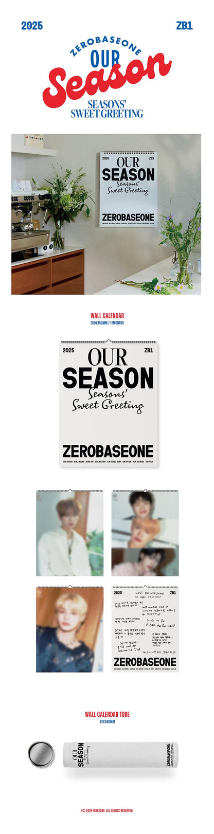 (PREVENTA) ZEROBASEONE - 2025 SEASON'S GREETINGS