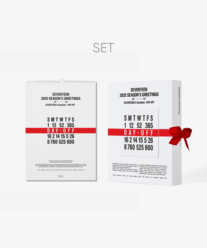 (PREVENTA) SEVENTEEN - 2025 SEASON'S GREETINGS + WEVERSE GIFT