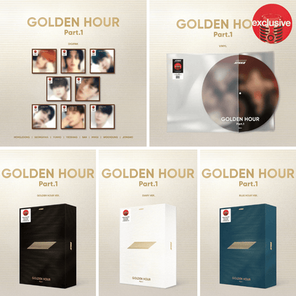 ATEEZ - GOLDEN HOUR : PART.1 10TH MINI ALBUM (TARGET EXCLUSIVE) - K-POP WORLD