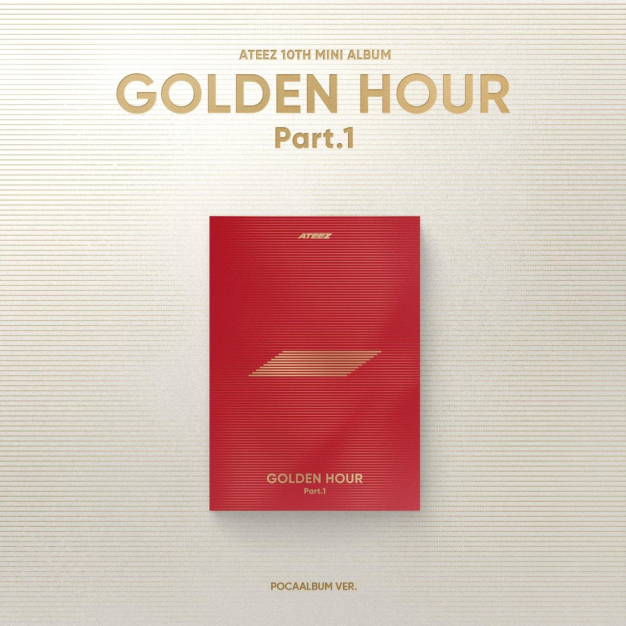 ATEEZ - GOLDEN HOUR : Part.1 (PLATAFORM VER.) / (POCAALBUM VER.) + KQ ATEEZ SHOP GIFT - K-POP WORLD