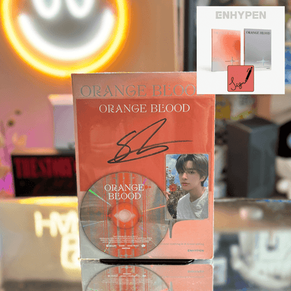 [AUTOGRAFIADO] ENHYPEN - ORANGE BLOOD + TARJETA AUTOGRAFIADA - K-POP WORLD