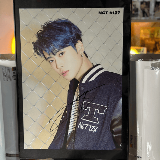 (AUTOGRAFIADO) NCT 127 - NEO ZONE POSTER W/HANDWRITTEN AUTOGRPH - SIGNED BY JAEHYUN - K-POP WORLD