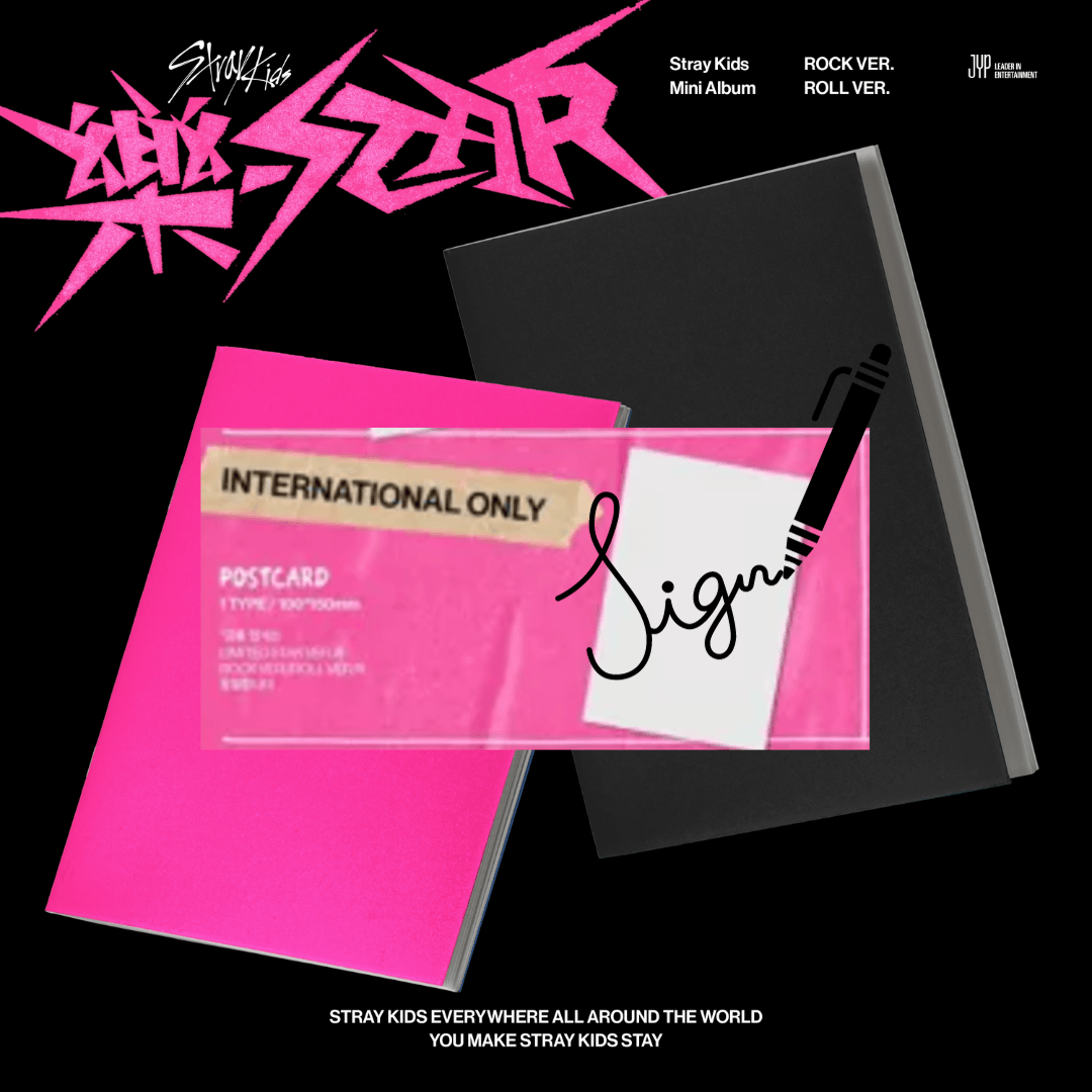 (PREVENTA) (AUTOGRAFIADO) STRAY KIDS - ROCK-STAR (SIGNED) + POSTAL AUTOGRAFIADA - K-POP WORLD (7433736945799)