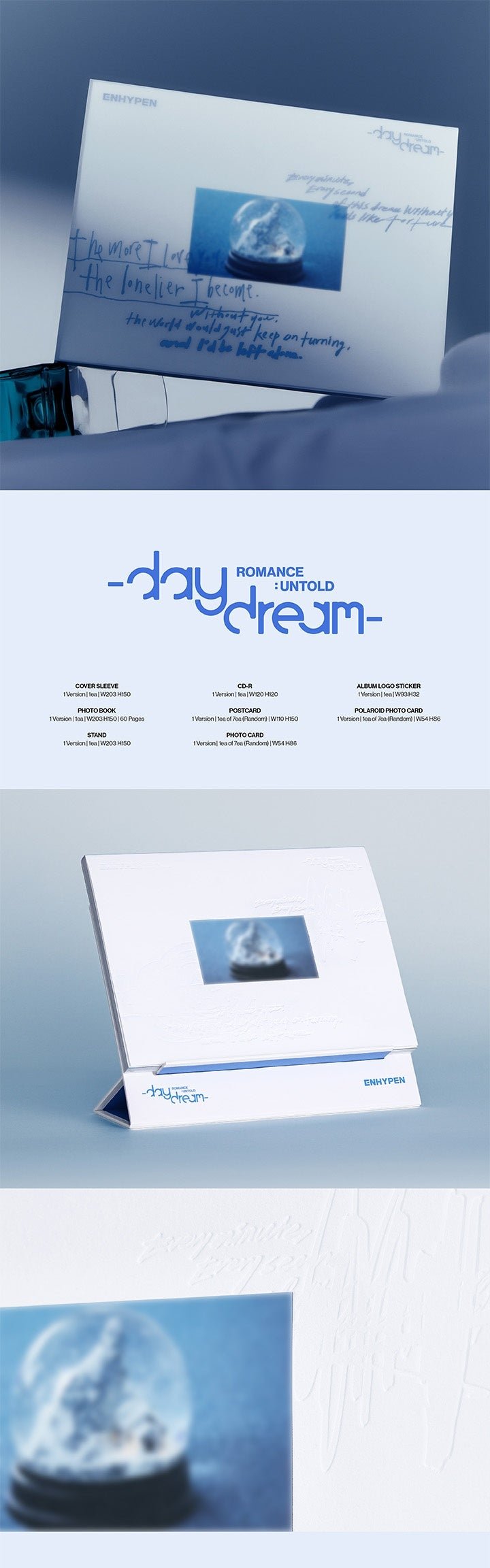 (PREVENTA) ENHYPEN - ROMANCE : UNTOLD –daydream-