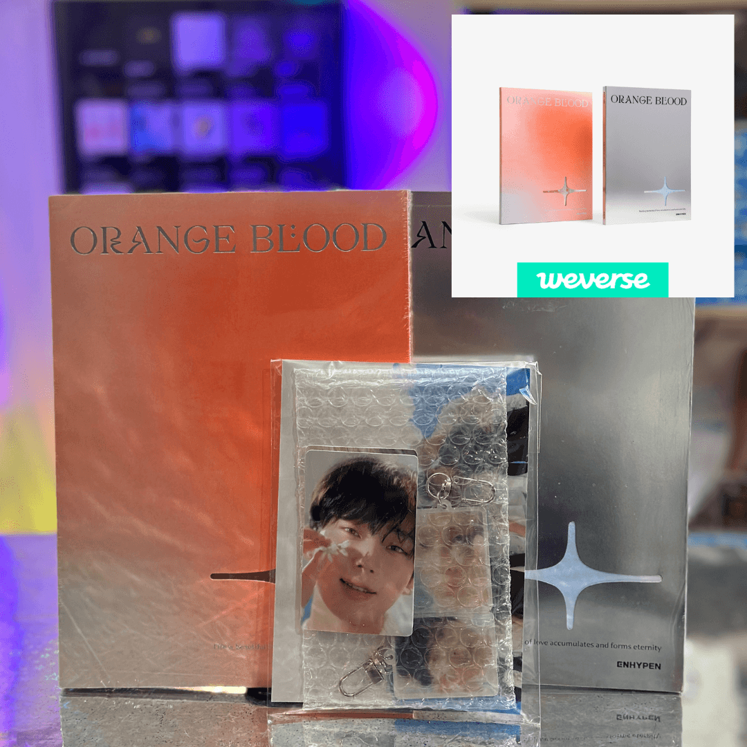 ENHYPEN - ORANGE BLOOD 5TH MINI ALBUM (SET) + WEVERSE GIFT – K-POP WORLD