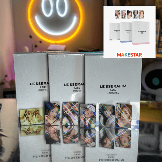 LE SSERAFIM - EASY 3RD MINI ALBUM + MAKESTAR GIFT - K-POP WORLD