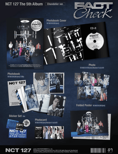(PREVENTA) NCT 127 - 5th Full Album [Fact Check] (CHANDELIER Ver.) - K-POP WORLD (7428122083463)
