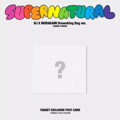 NewJeans - 'Supernatural' NJ X MURAKAMI (Drawstring Bag ver.) (Target Exclusive) - K-POP WORLD