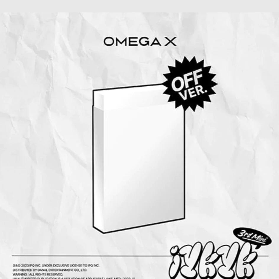 (PREVENTA) OMEGA X (오메가엑스) 3rd Mini Album [iykyk] - K-POP WORLD (7447849304199)