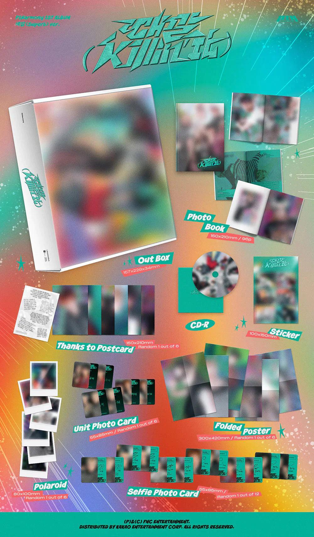 P1HARMONY - 1st Album (Killin’ It) + WEVERSE GIFT - K-POP WORLD