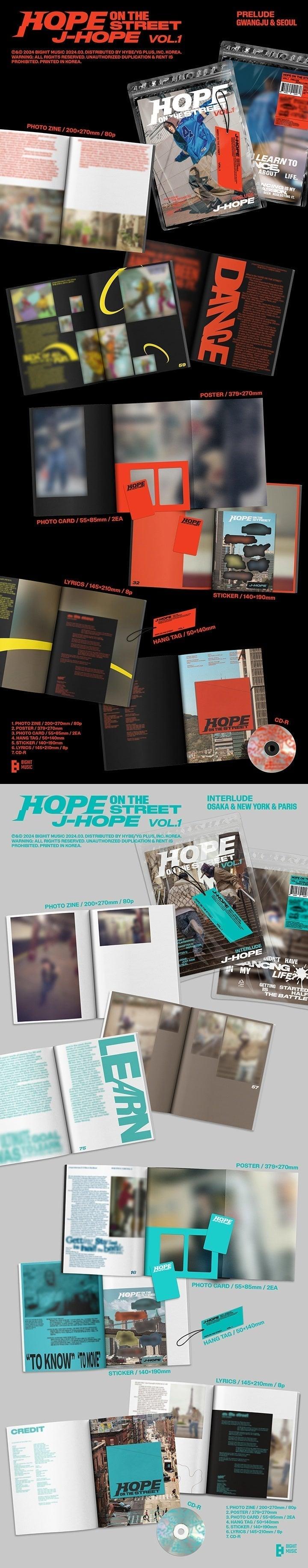 (PREVENTA) J-HOPE (BTS) - HOPE ON THE STREET VOL.1 (Target Exclusive) - K-POP WORLD