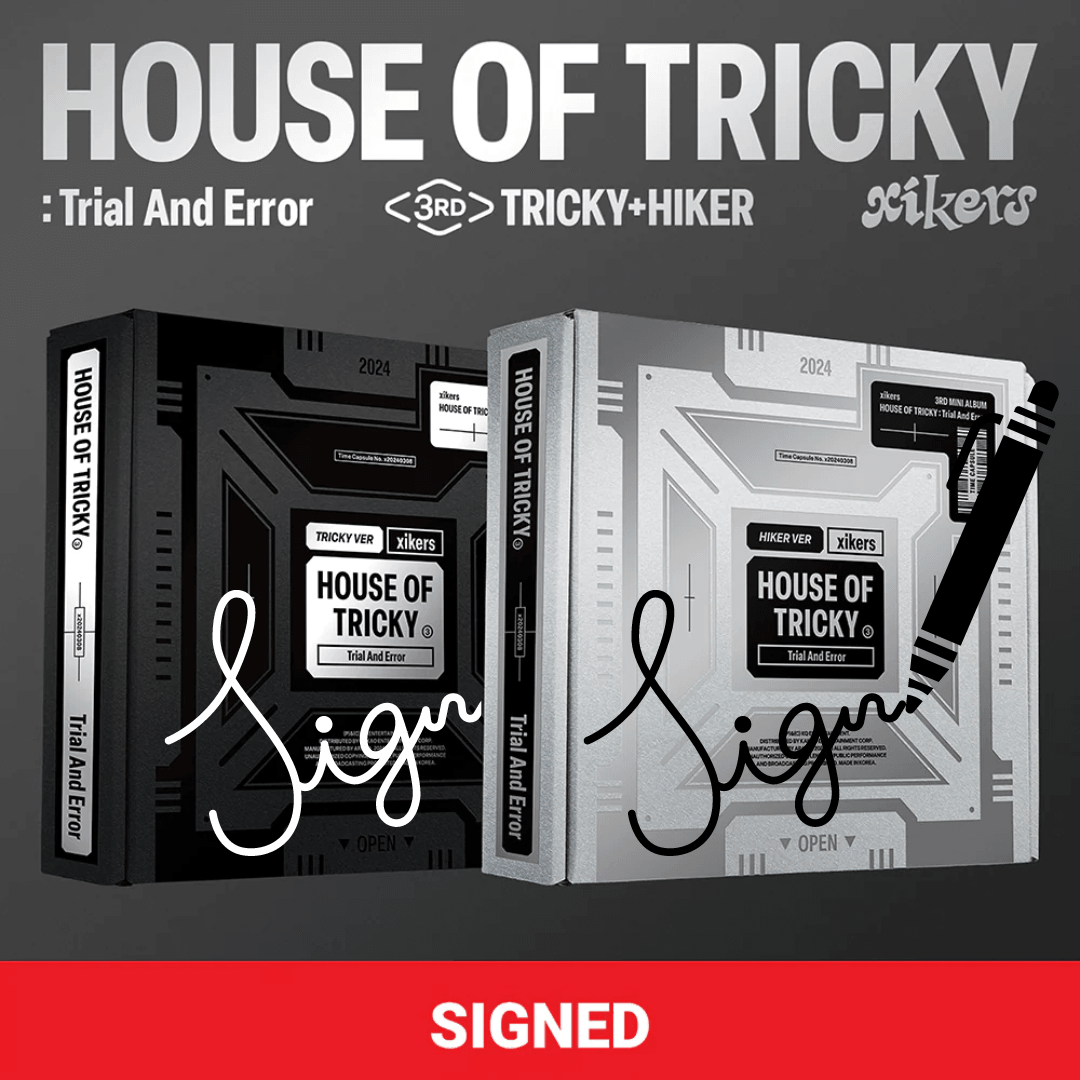 (PREVENTA) [Signed] XIKERS - HOUSE OF TRICKY : Trial and Error (ALBUM AUTOGRAFIADO) - K-POP WORLD