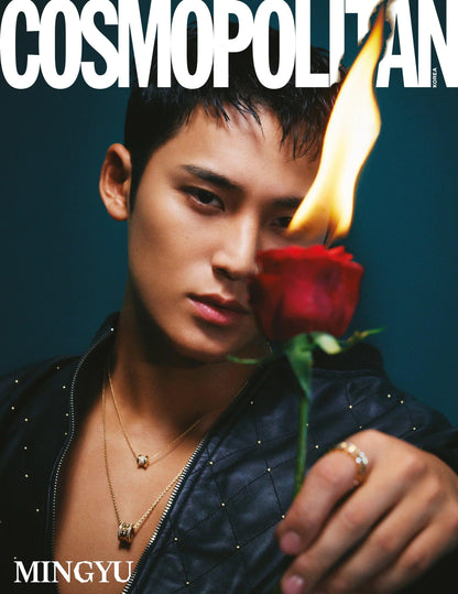 (PREVENTA) SEVENTEEN MINGYU - COSMOPOLITAN MAGAZINE 2023 DECEMBER ISSUE (7476898103431)